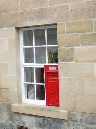 Postbox in window