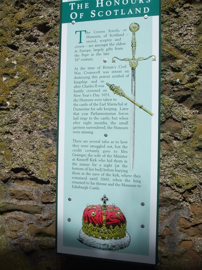 Honours of Scotland - Dunnottar