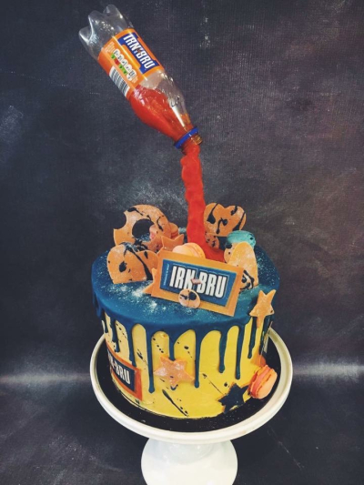 Irn bru cake